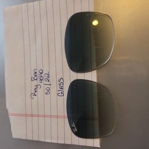 Ray Ban glass lenses